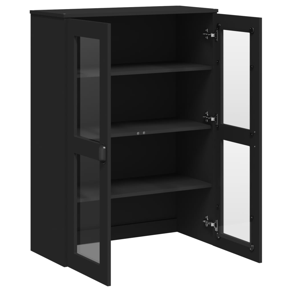 vidaXL Top for Highboard VIKEN Black Engineered Wood 5