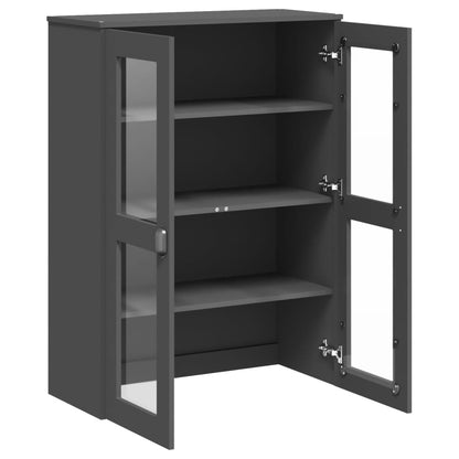 vidaXL Top for Highboard "VIKEN" Anthracite Grey Engineered Wood 4