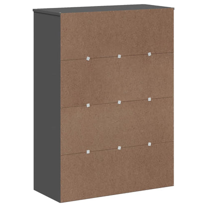 vidaXL Top for Highboard "VIKEN" Anthracite Grey Engineered Wood 6