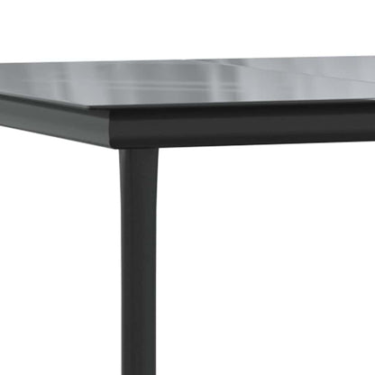 vidaXL 5 Piece Garden Dining Set with Cushions Grey Poly Rattan 5