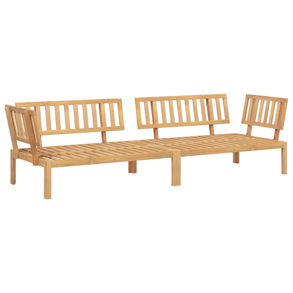 vidaXL Garden Pallet Corner Sofas 2 pcs Solid Wood Acacia 2