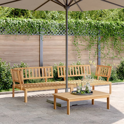 vidaXL Garden Pallet Corner Sofas 2 pcs Solid Wood Acacia 1