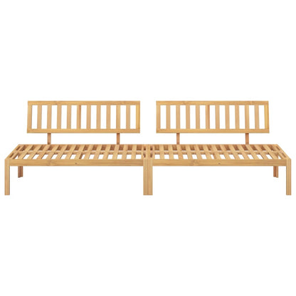 vidaXL Garden Pallet Middle Sofas 2 pcs Solid Wood Acacia 3