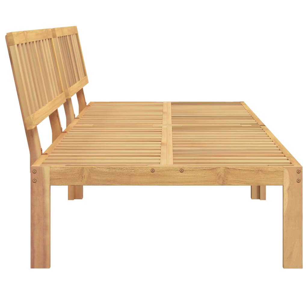 vidaXL Garden Pallet Middle Sofas 2 pcs Solid Wood Acacia 4