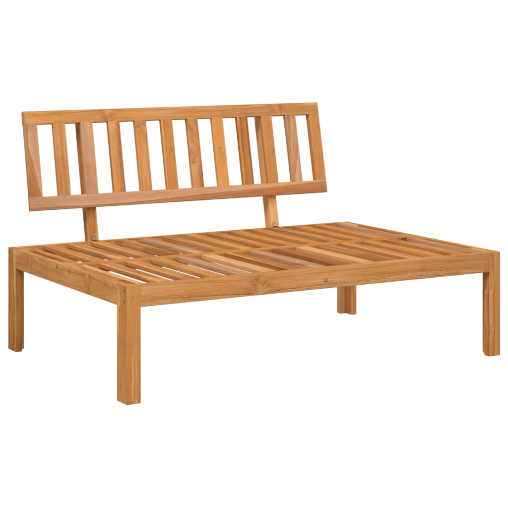 vidaXL 3 Piece Garden Pallet Sofa Set Solid Wood Acacia 4