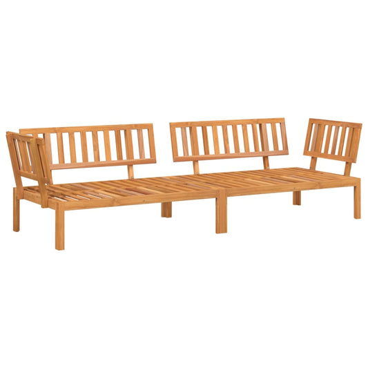 vidaXL Garden Pallet Corner Sofas 2 pcs Solid Wood Acacia 2