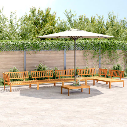 vidaXL 5 Piece Garden Pallet Sofa Set Solid Wood Acacia Natural