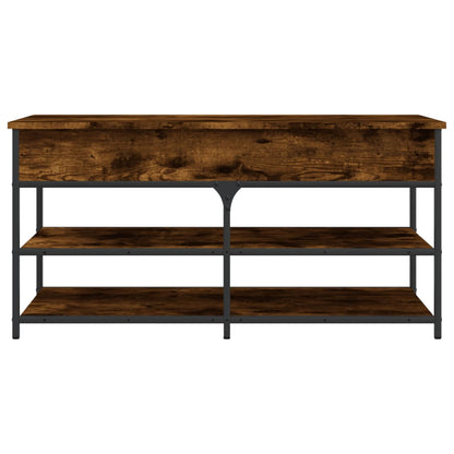 Shoe Bench 100x42,5x50 cm Engineered Wood Smoked oak 100 x 42.5 x 50 cm