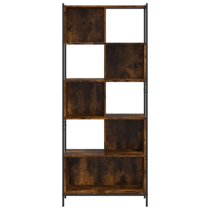 Bookcase 72x28x172 cm Engineered Wood Smoked oak