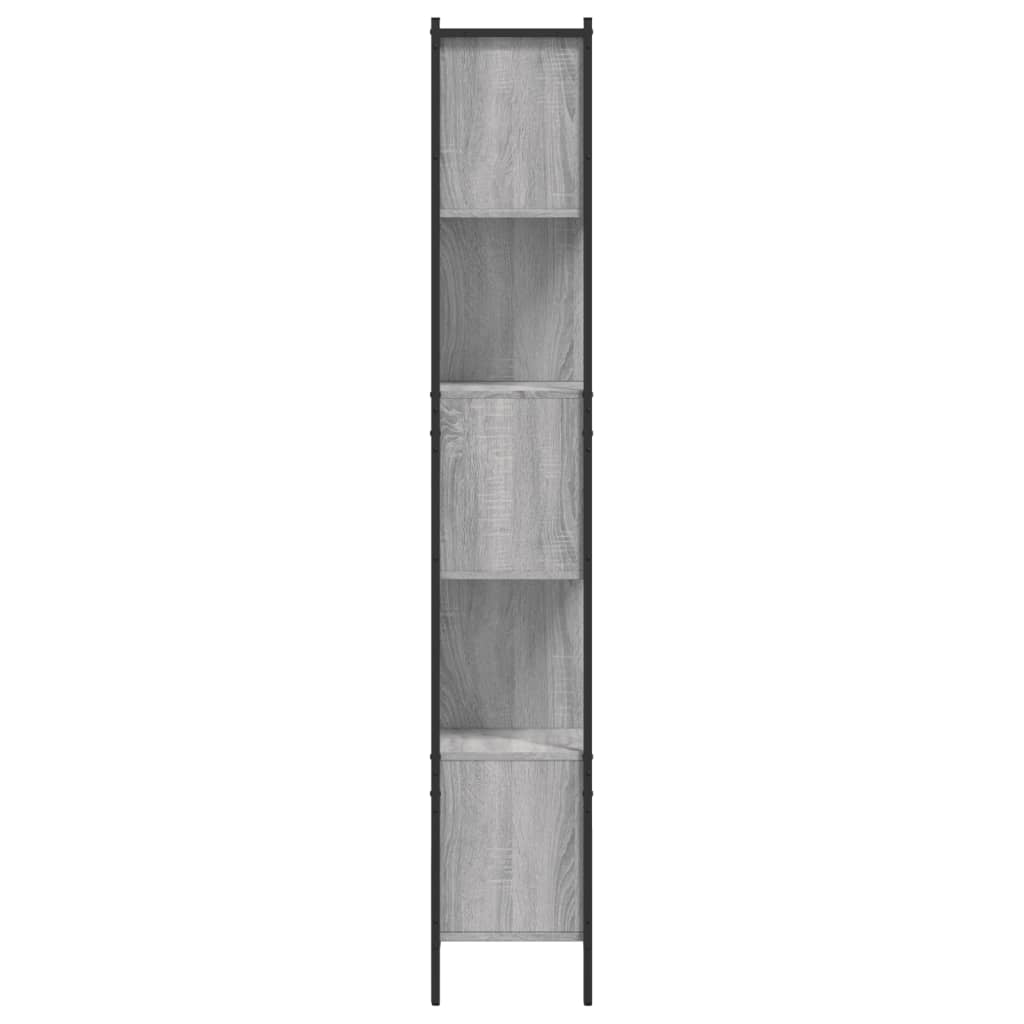 Bookcase 102x28x172 cm Engineered Wood Grey sonoma