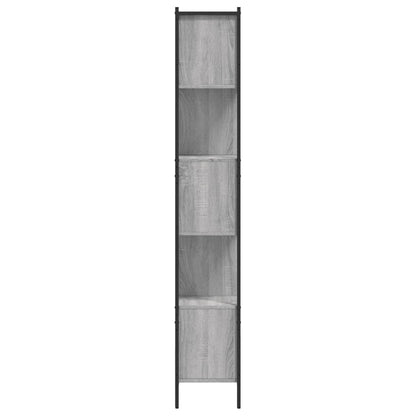 Bookcase 102x28x172 cm Engineered Wood Grey sonoma