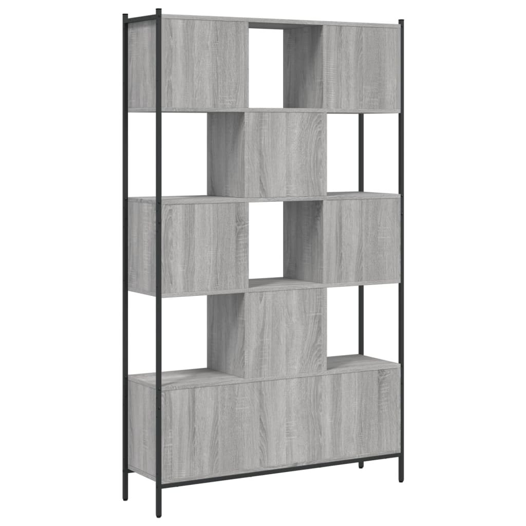 Bookcase 102x28x172 cm Engineered Wood Grey sonoma