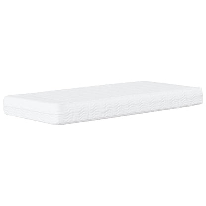vidaXL Bed with Mattress "Hvar" Black 90x190 cm Faux Leather 5