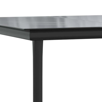 vidaXL 5 Piece Garden Dining Set with Cushions Grey Poly Rattan 6