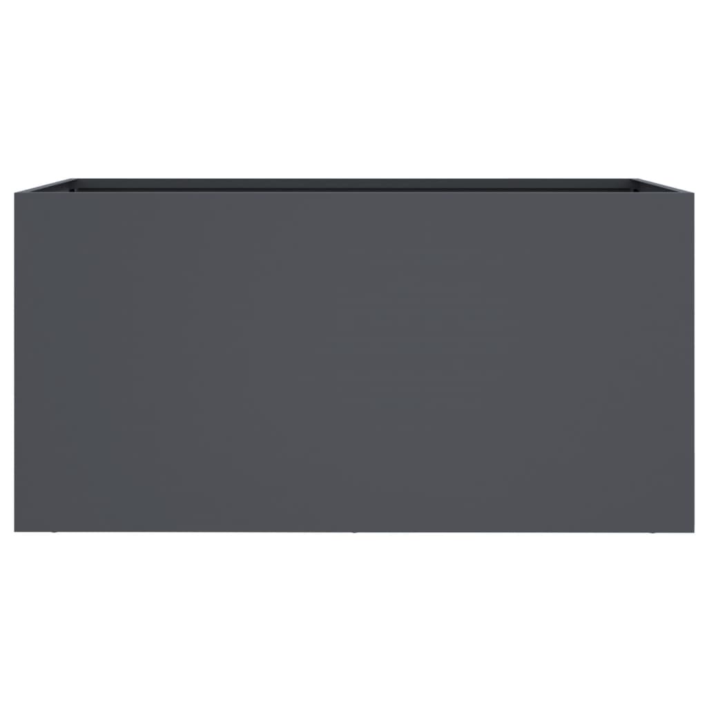 Planter Steel Anthracite Height 29 cm 62 cm