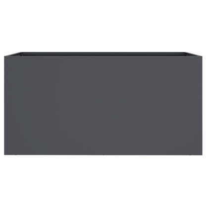 Planter Steel Anthracite Height 29 cm 62 cm