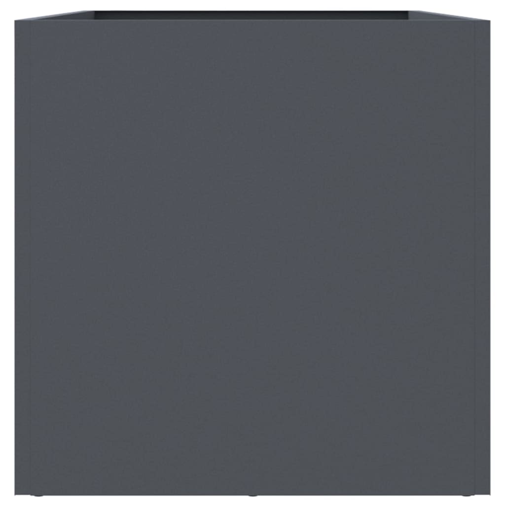 Planter Steel Anthracite Height 29 cm 62 cm