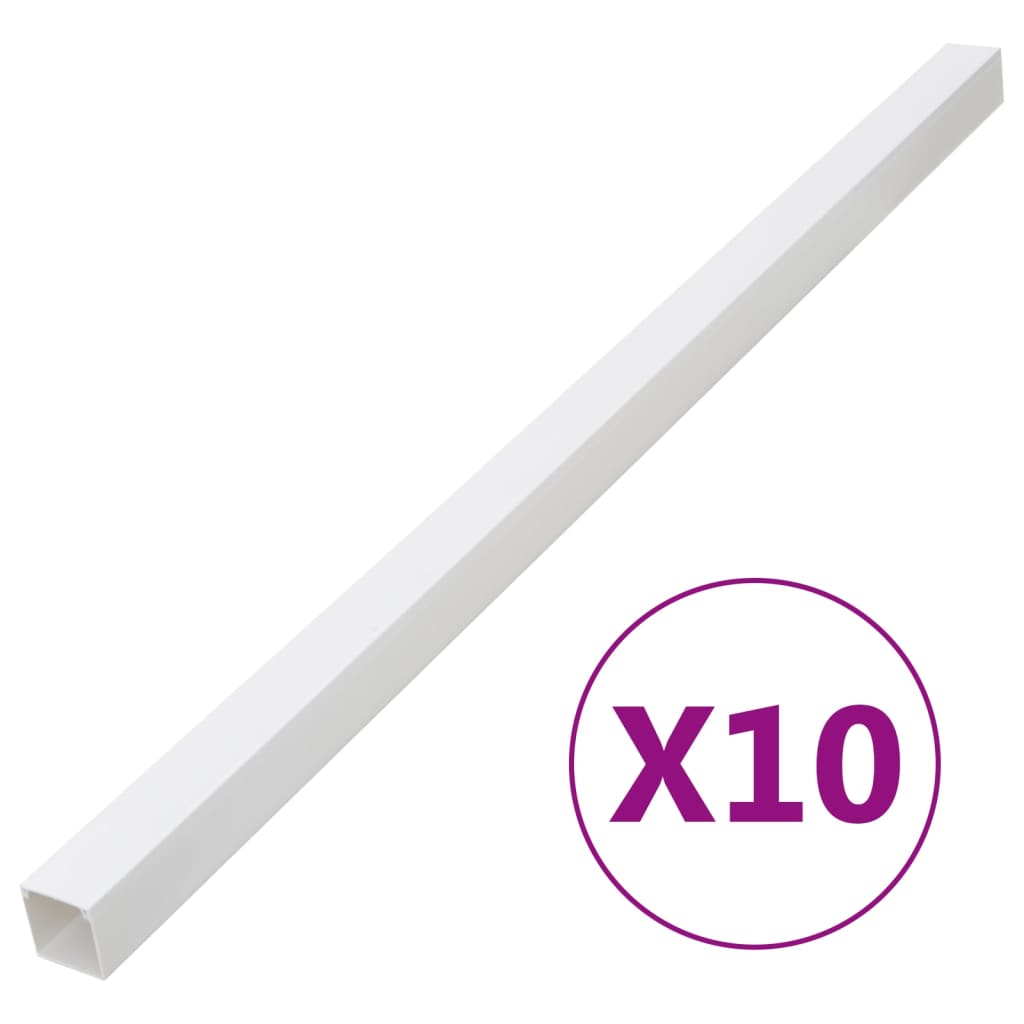 Cable Trunking PVC Screwable 50 x 25 mm – 150 x 50 mm 100 x 60 mm 10 m