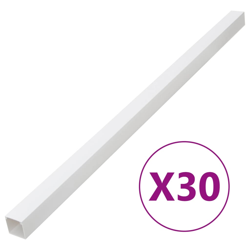 Cable Trunking PVC Screwable 50 x 25 mm – 150 x 50 mm 60 x 40 mm 30 m
