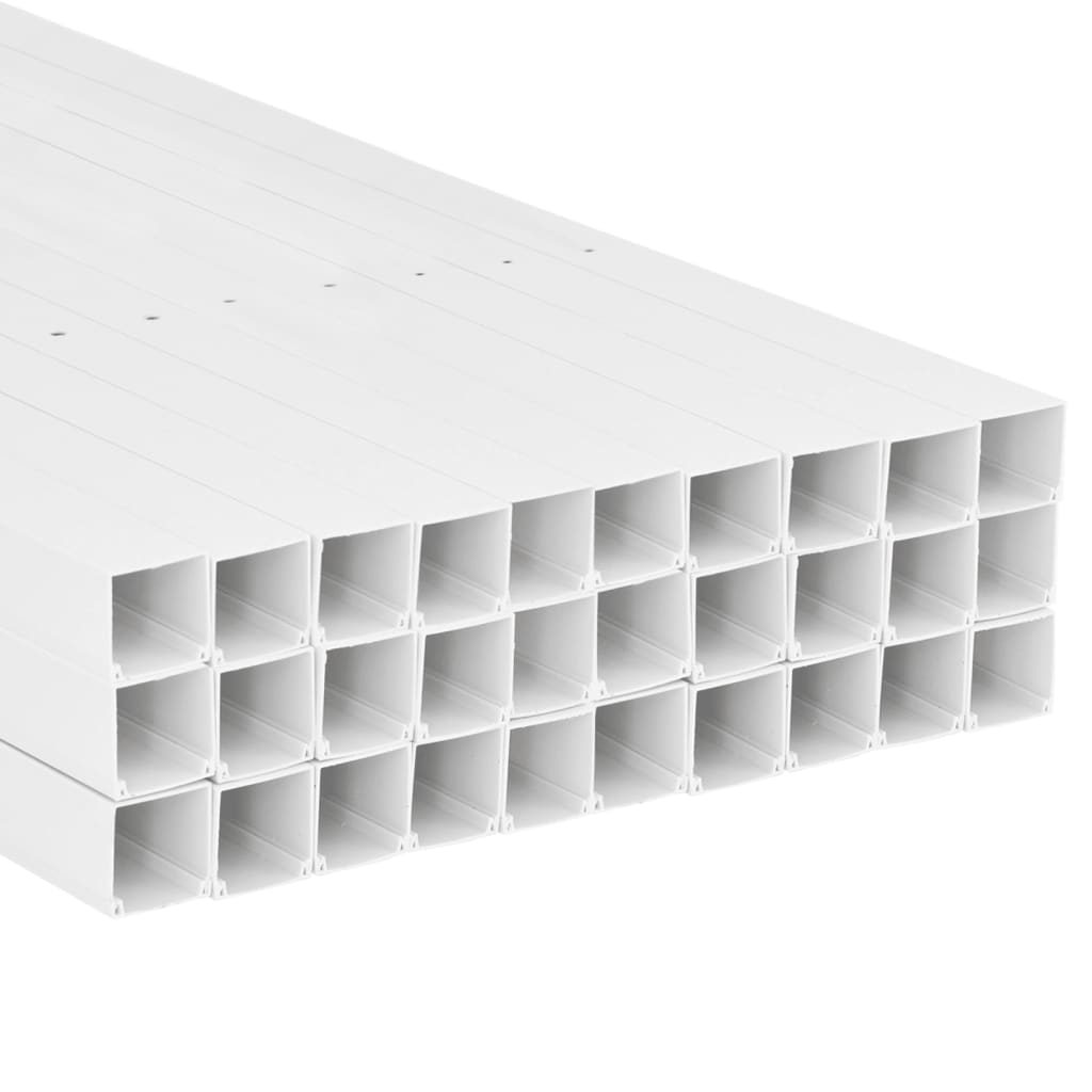 vidaXL Cable Trunking 100x60 mm 30 m PVC 5