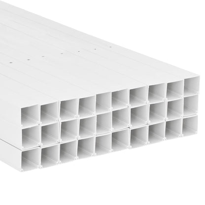 Cable Trunking PVC Screwable 50 x 25 mm – 150 x 50 mm 100 x 60 mm 30 m