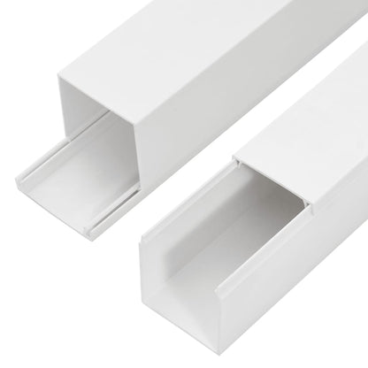 vidaXL Cable Trunking 100x60 mm 30 m PVC 6