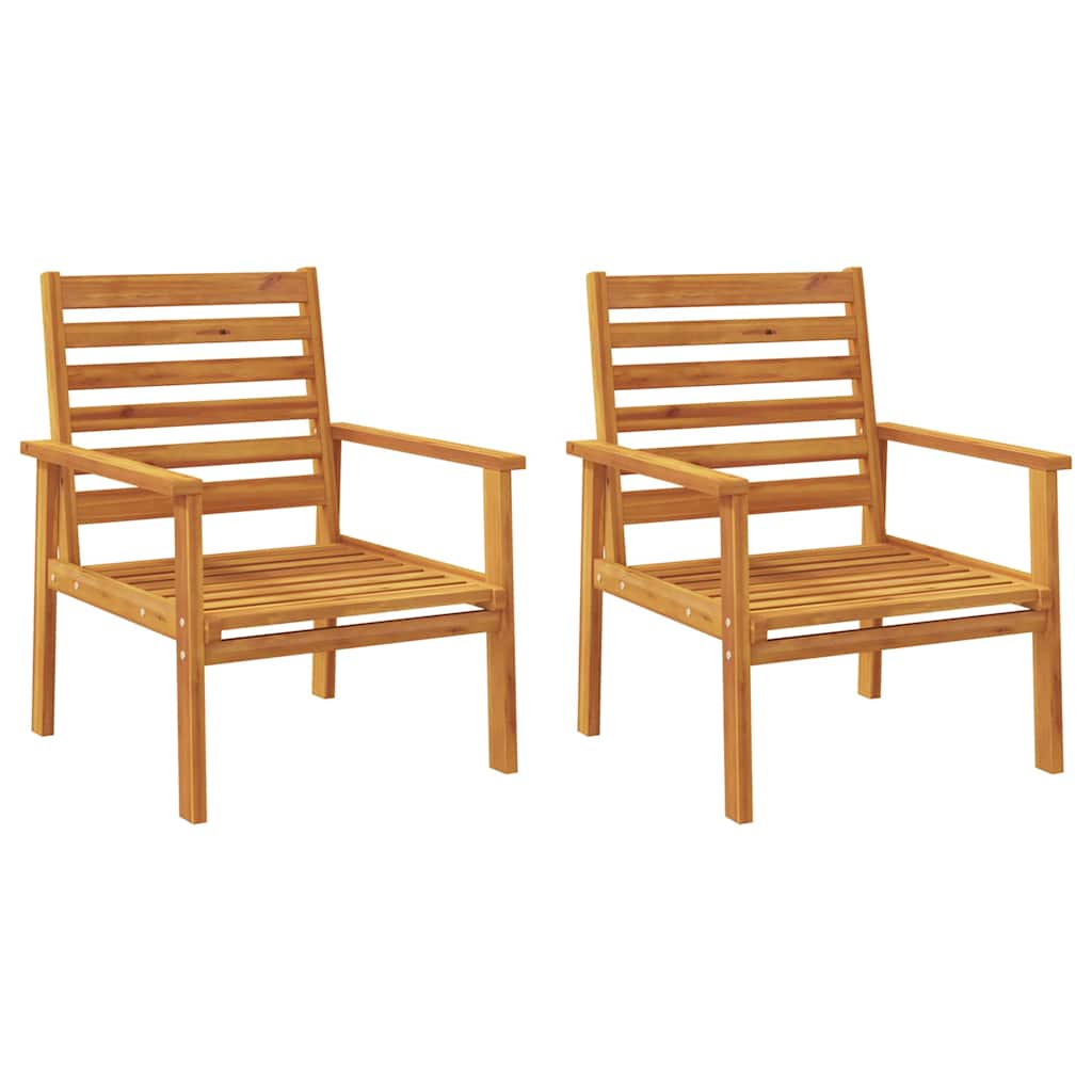 vidaXL 4 Piece Garden Lounge Set Solid Wood Acacia 4