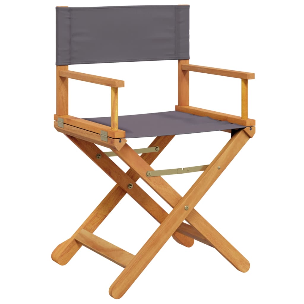 vidaXL 4 Piece Folding Chairs Dark Grey Fabric 4
