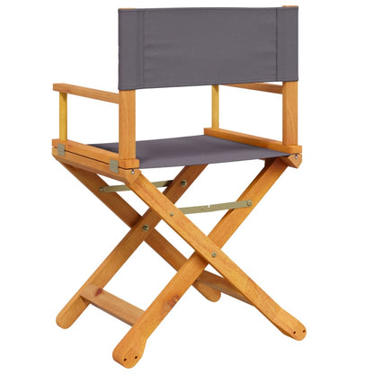 vidaXL 4 Piece Folding Chairs Dark Grey Fabric 6