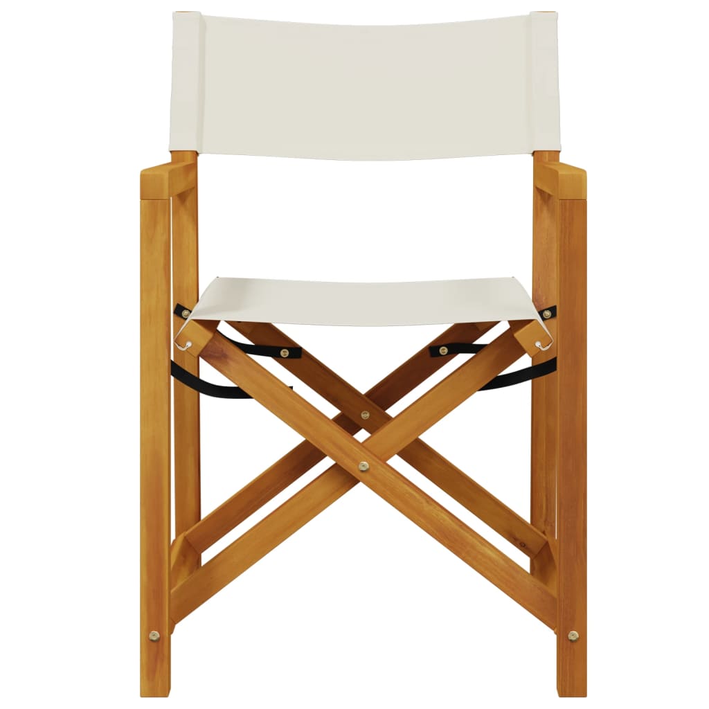 Folding Chairs Fabric Cream