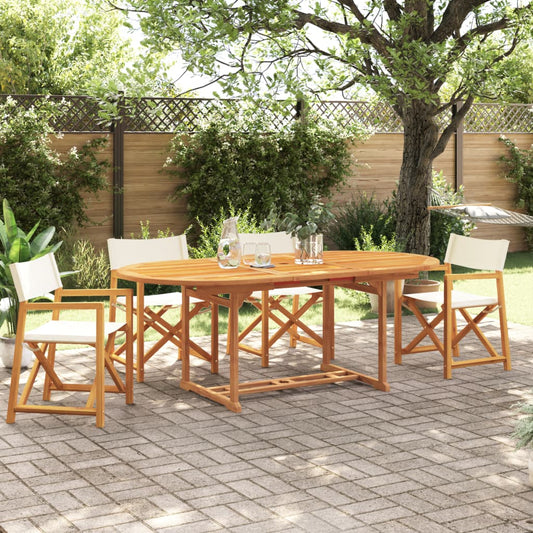 Folding Chairs Fabric Cream