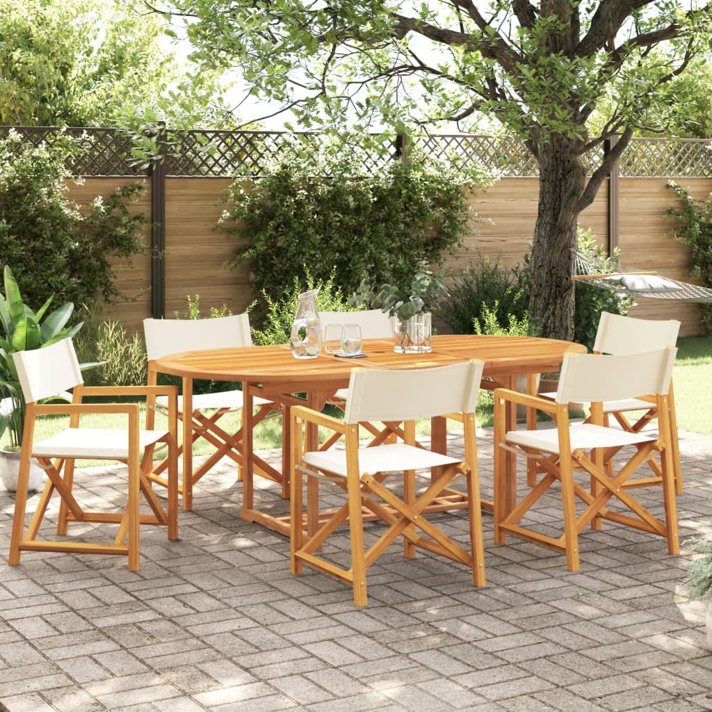 vidaXL Folding Chairs Fabric