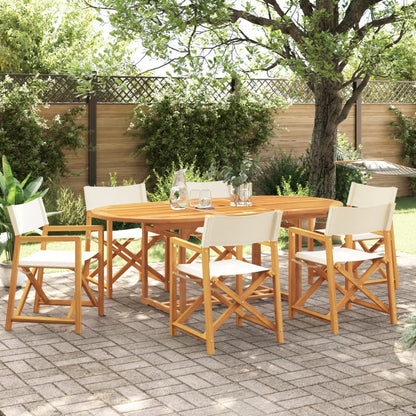 vidaXL Folding Chairs Fabric