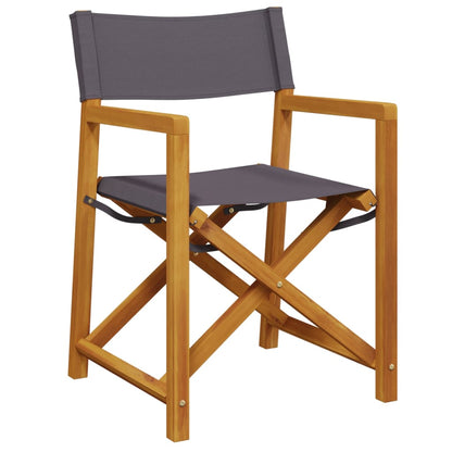 vidaXL 4 Piece Folding Chairs Dark Grey Fabric 4