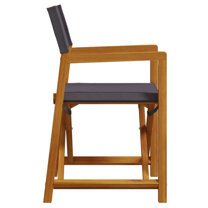 vidaXL 4 Piece Folding Chairs Dark Grey Fabric 5