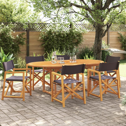 vidaXL Folding Chairs Fabric