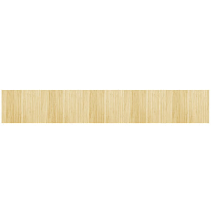 Rug Rectangular 80x500 cm Bamboo Light natural