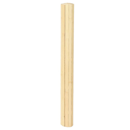 Rug Rectangular 80x500 cm Bamboo Light natural