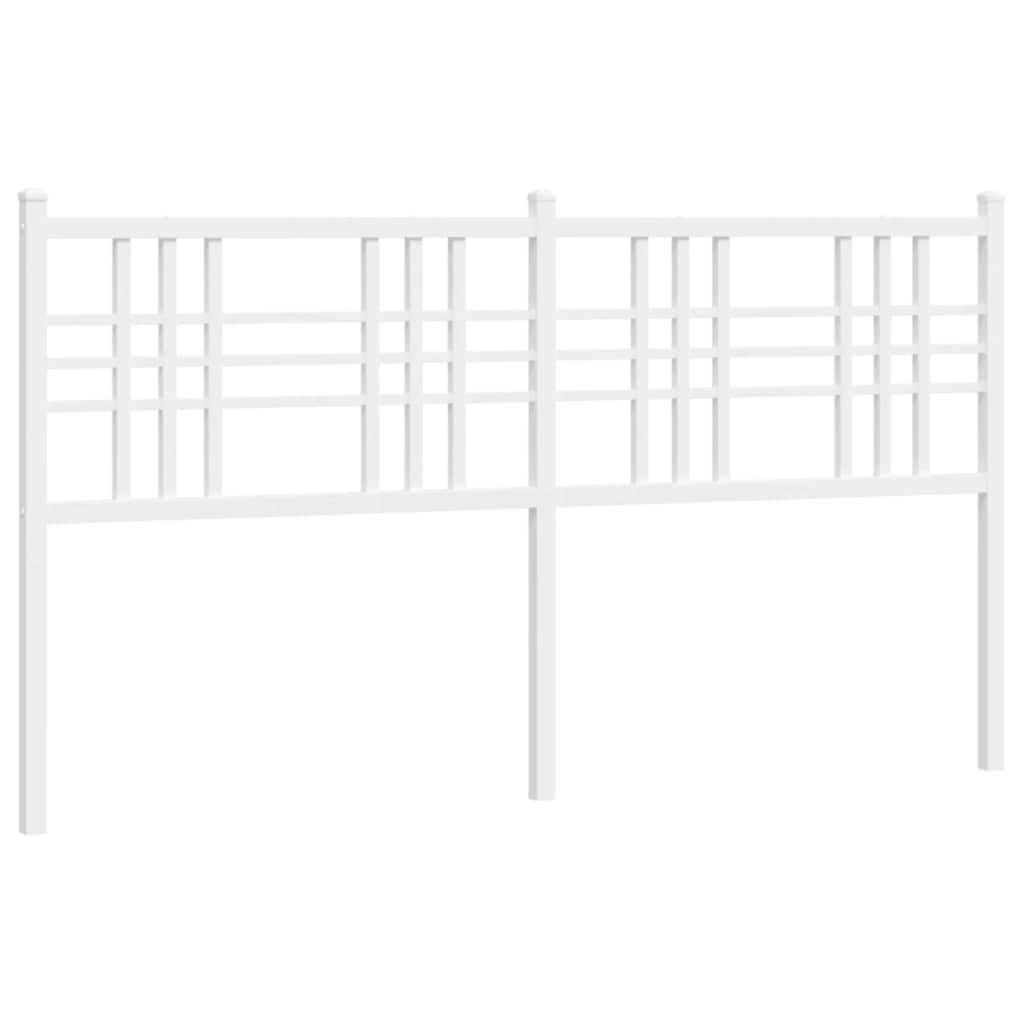 Metal Replace Headboard White 160 cm