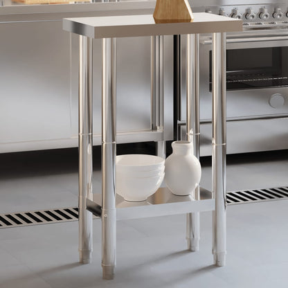 Kitchen Work Table Stainless Steel 55 cm 55 cm
