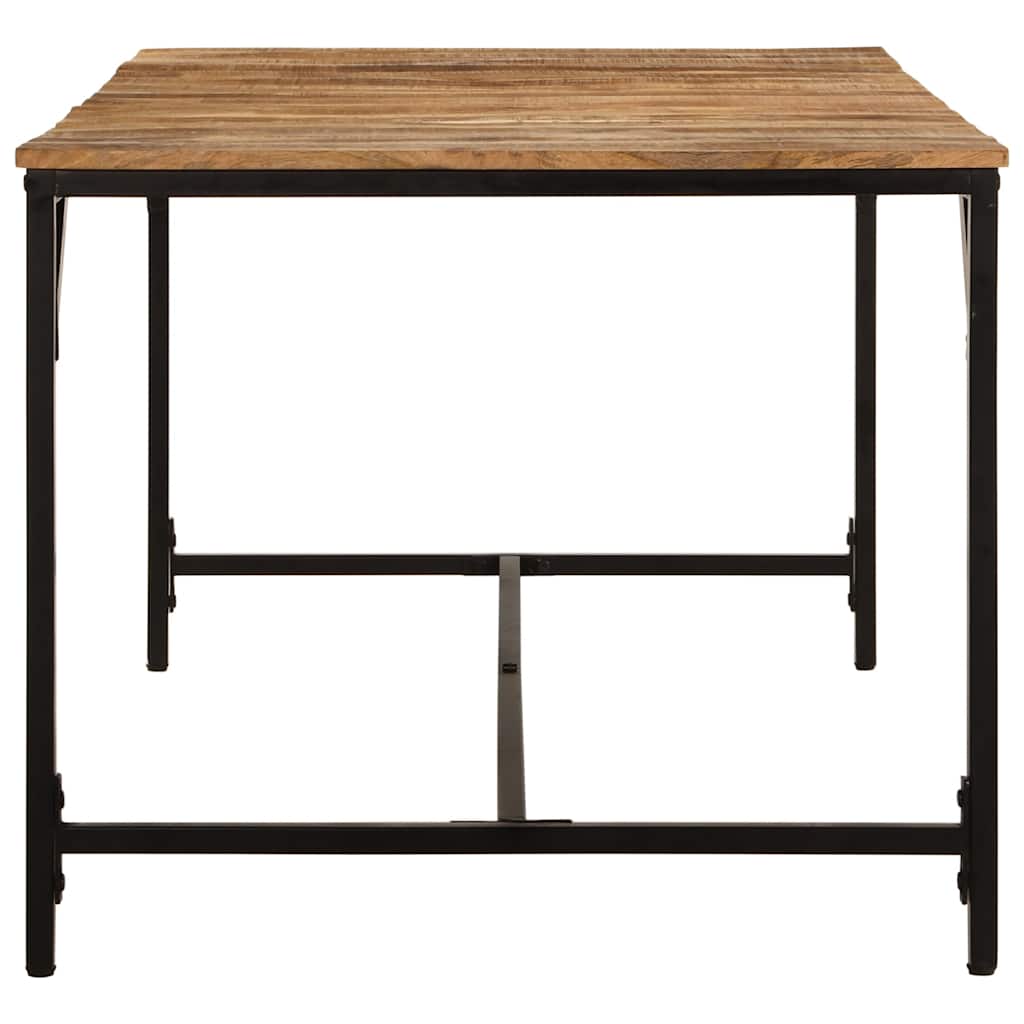 vidaXL Dining Table 180x90x75 cm Solid Wood Rough Mango 3