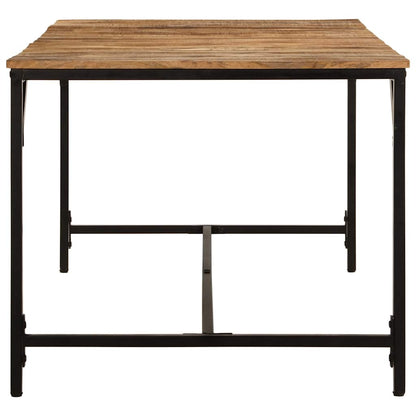 vidaXL Dining Table 180x90x75 cm Solid Wood Rough Mango 3