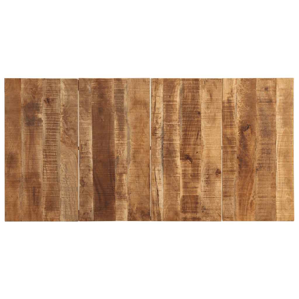 vidaXL Dining Table 180x90x75 cm Solid Wood Rough Mango 4