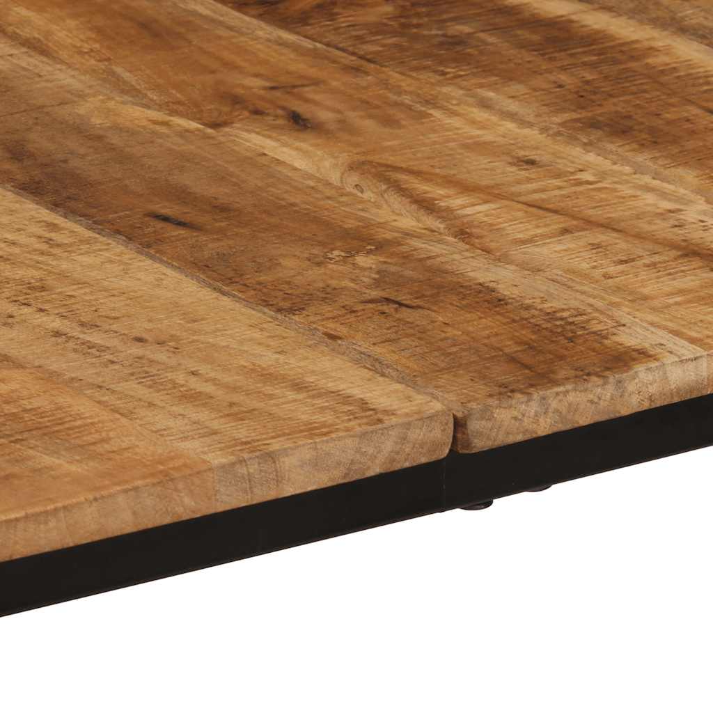 vidaXL Dining Table 180x90x75 cm Solid Wood Rough Mango 6