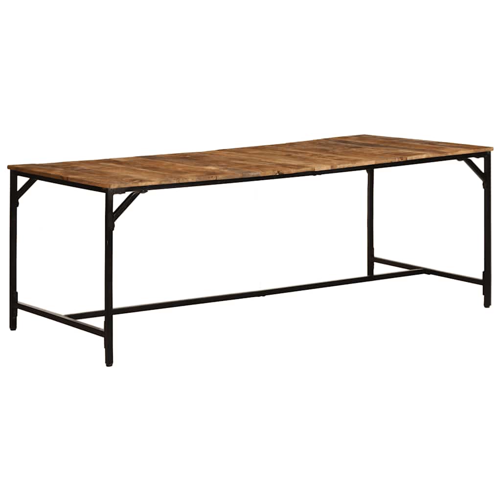 Dining Table Solid Wood Rough Mango 200 cm 100 cm