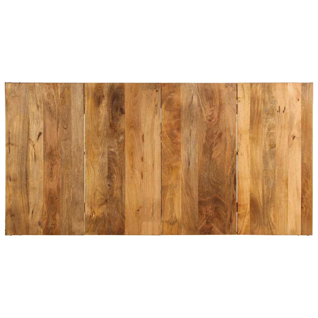 vidaXL Dining Table 200x100x75 cm Solid Wood Mango 4