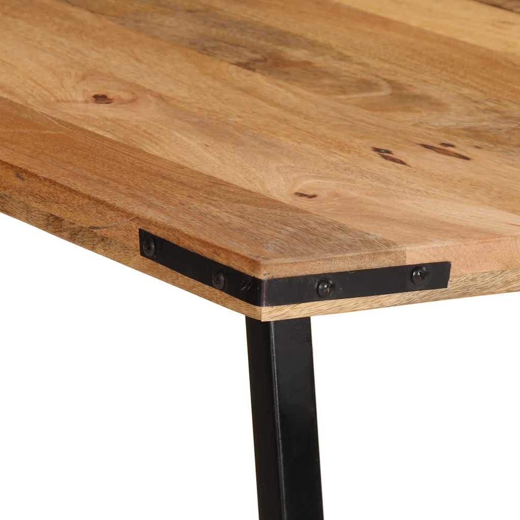 vidaXL Dining Table 200x100x75 cm Solid Wood Mango 5