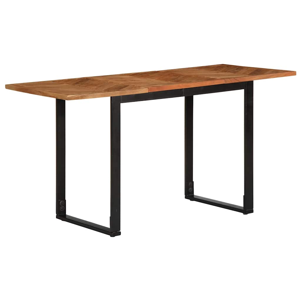Dining Table Solid Wood Acacia 140 cm 70 cm