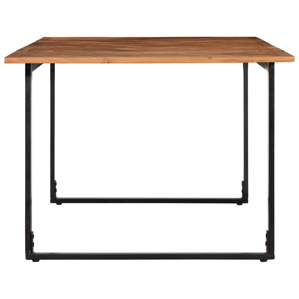 vidaXL Dining Table 200x100x75 cm Solid Wood Acacia 5