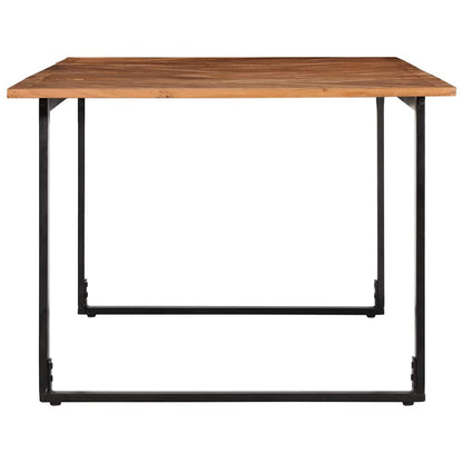 vidaXL Dining Table 200x100x75 cm Solid Wood Acacia 5